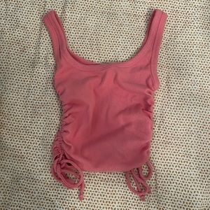 ZARA pink ruched crop top!
